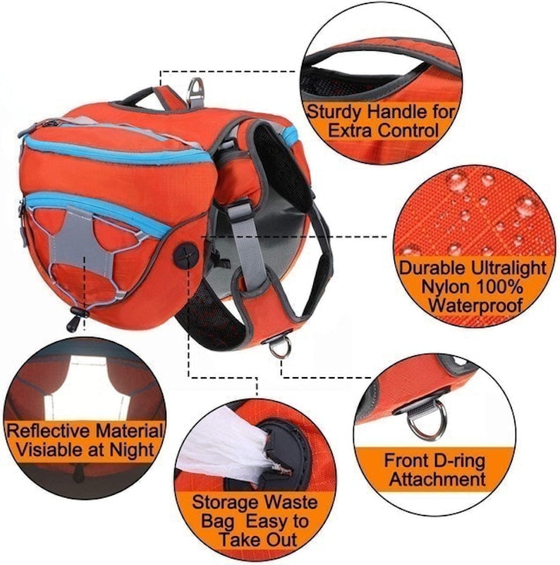 Best dog saddle bags uk hot sale