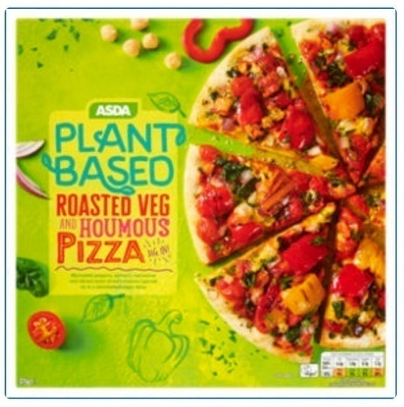 Vegan Roasted Veg & Houmous Pizza 1