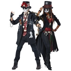 Voodoo Witch Doctor Couples Costume
