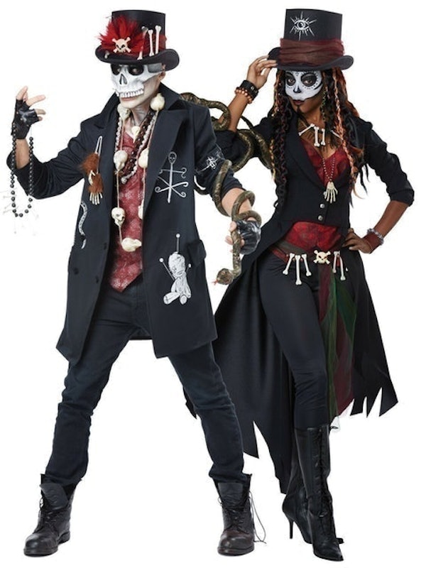 Voodoo Witch Doctor Couples Costume 1