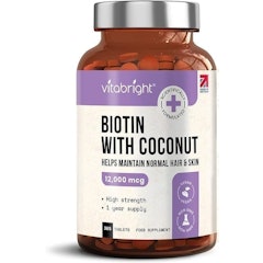 Vegan Friendly Biotin Coconut Oil Supplement