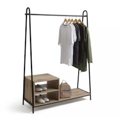 Turner Clothes Rail With Drawer Boxes
