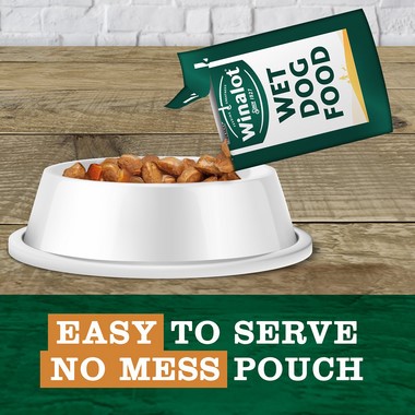 Wet Dog Food Mixed in Gravy 3