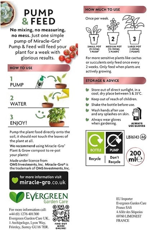 Pump & Feed All Purpose Plant Food 4