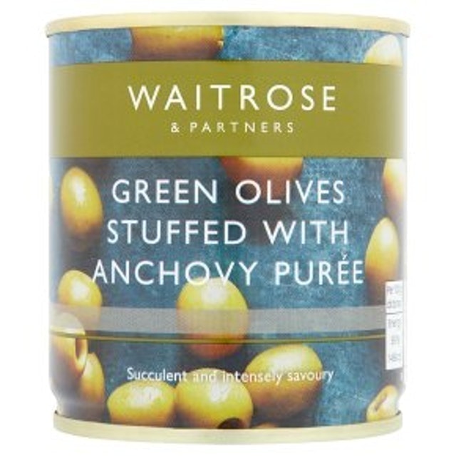Stuffed Green Olives With Anchovy Puree 1