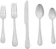 20-Piece Stainless Steel Flatware Set with Pearled Edge 1