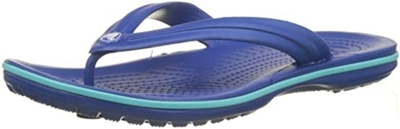 7. Crocs Crocband Flip Flops, Blue 1