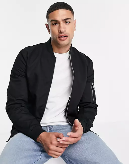 Bomber Jacket With MA-1 Pocket 1