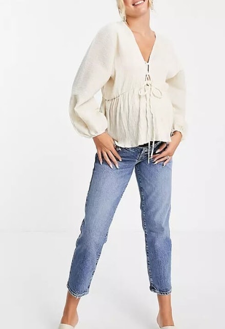Maternity Over Bump Straight Leg Jeans 1