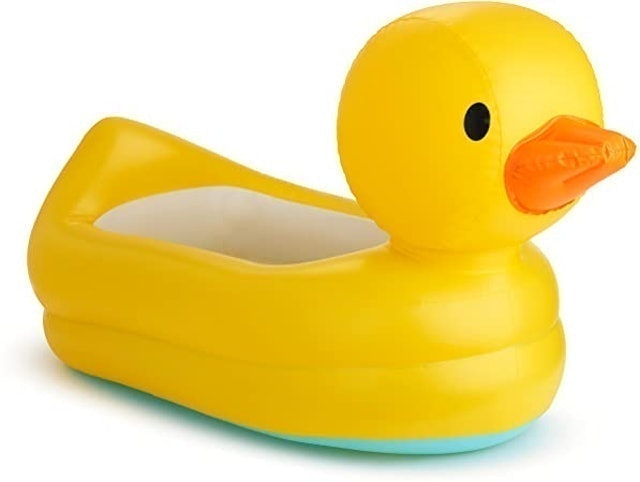 White Hot Inflatable Duck Tub 1