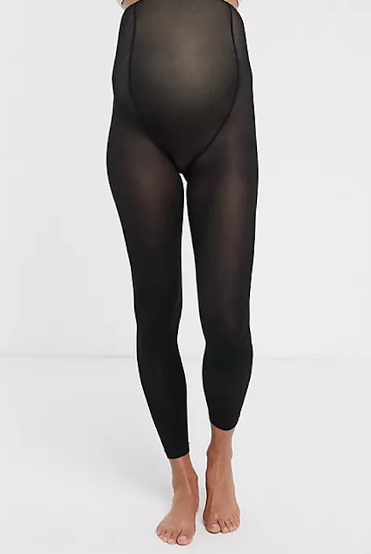Maternity Recycled Super Soft Footless Tights 2