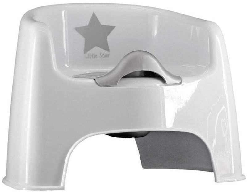 Deluxe Silver Lining Potty Chair 1