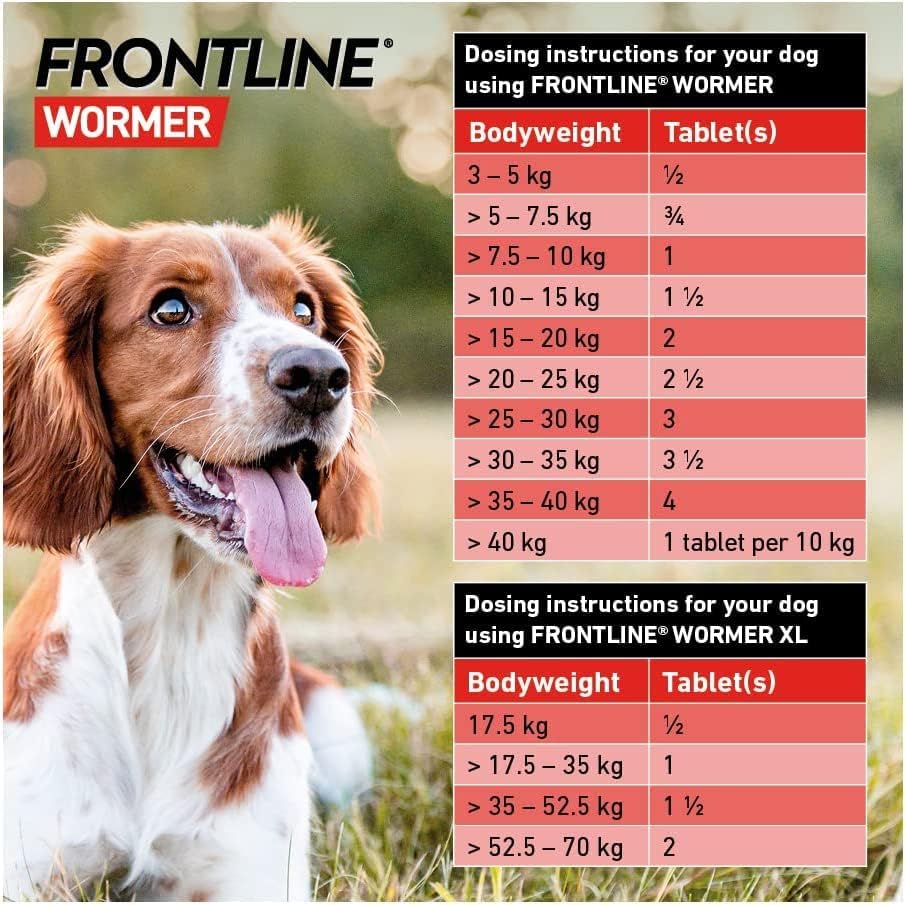 WORMER - Worming Tablets for Dogs 4