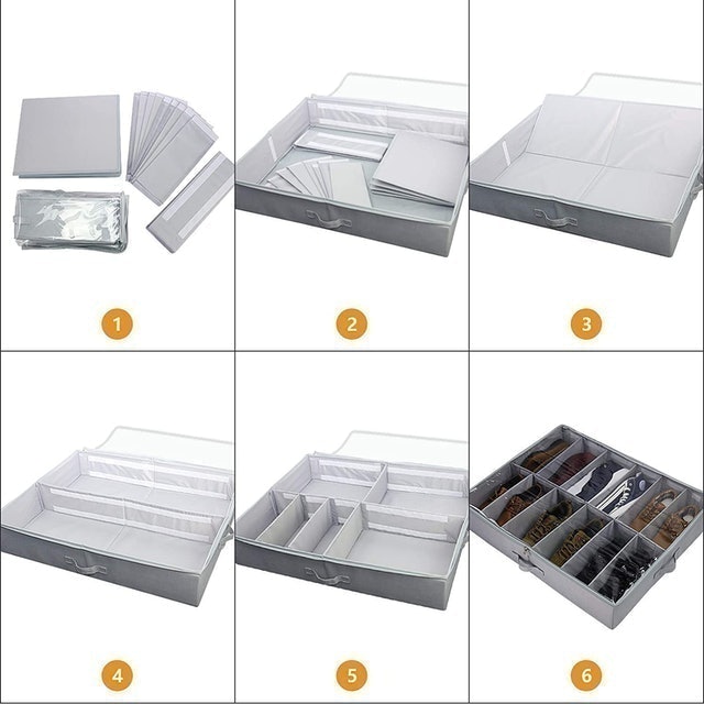 Under Bed Shoe Storage Solution 3