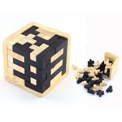 3D Wooden Brain Teaser Puzzle