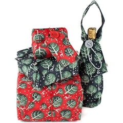 Re-Usable Fabric Gift Wrap Christmas Pack