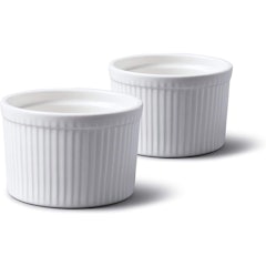 Traditional Porcelain Deep Ramekins