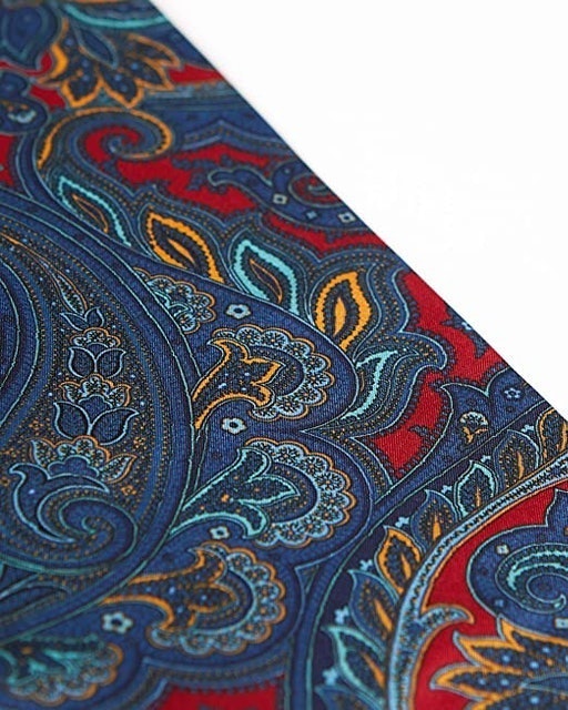 Silk Paisley Scarf 2