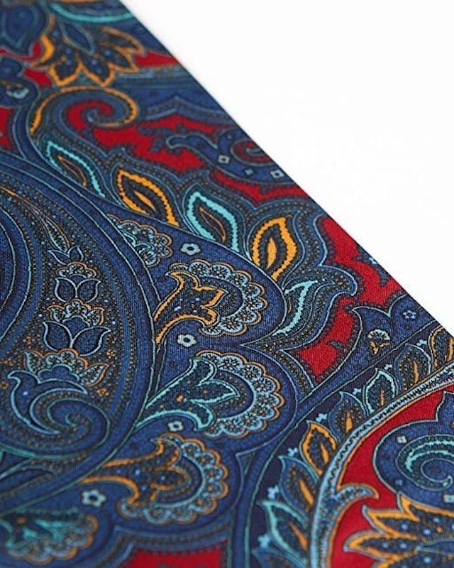 Silk Paisley Scarf 2