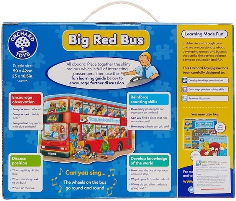 Big Red Bus Floor Jigsaw 3