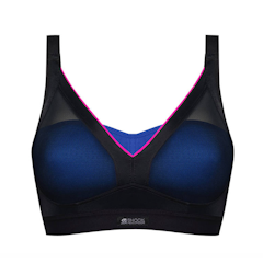 2. Shock Absorber Active Shape Support Sports Bra, Black/Neon