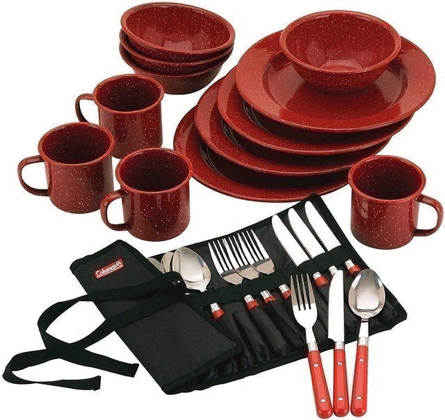 Camping dinnerware outlet