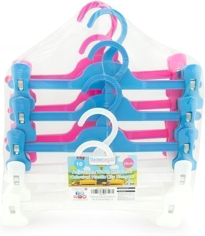 Children's Plastic Clip Coat Hangers 3