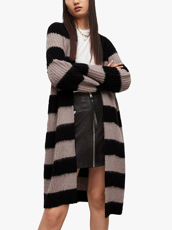 Louisa Longline Striped Cardigan 1