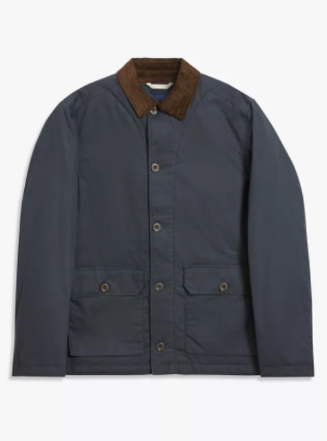 Wax Cotton Cord Collar Jacket 1