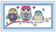 YEPLINS Cross Stitch Kit with Stamped Fabric Three Cartoon Owls 1