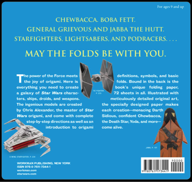 Star Wars Origami: 36 Amazing Models From a Galaxy Far, Far Away 2
