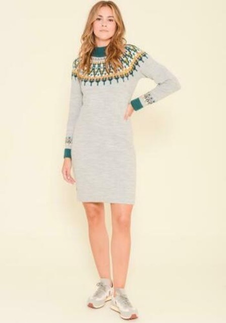 High-Rise Fair Isle Jumper Dress 2