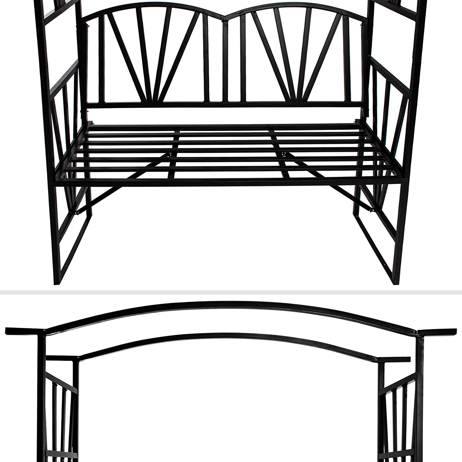 Garden Arch With Bench 3