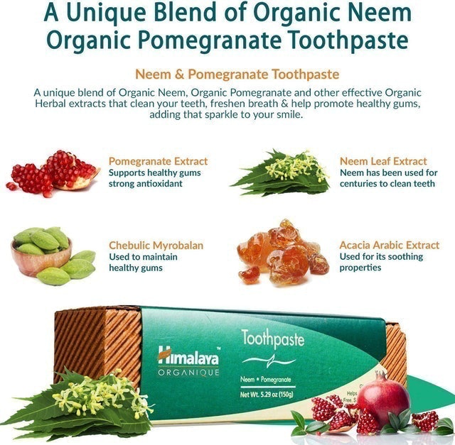 Neem and Pomegranate Organic Toothpaste 2