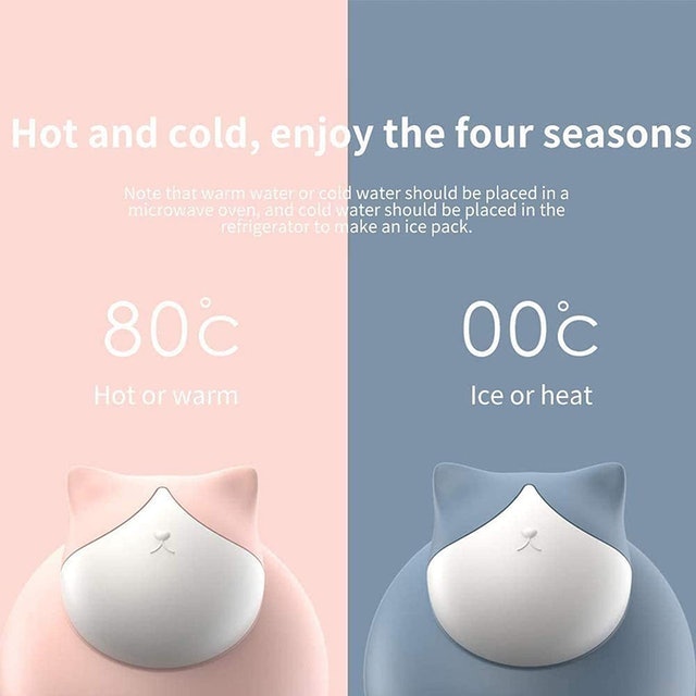 Silicone Cat Hot Water Bottle 3