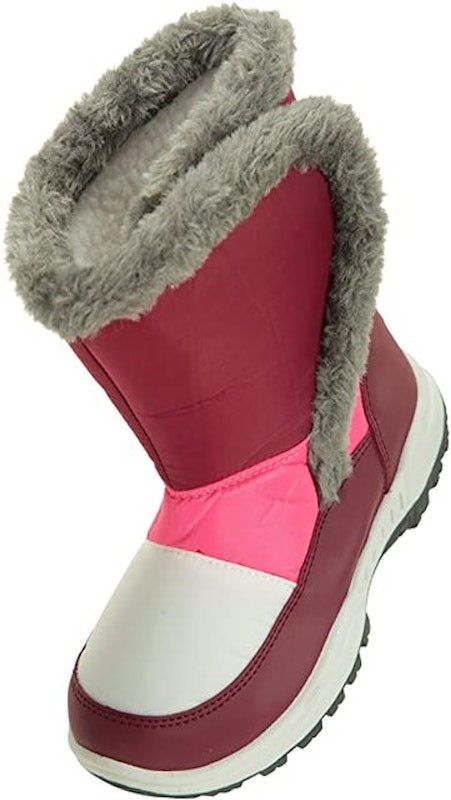 Caribou Kids Fur Trim Snow Boots 3