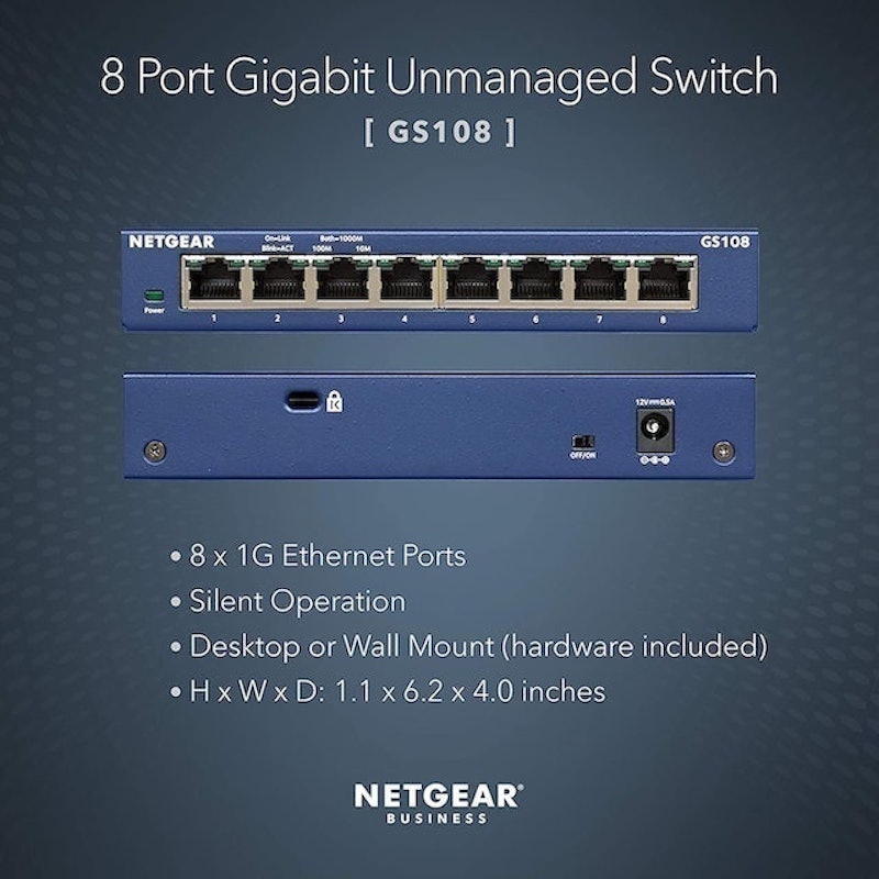 8-Port Gigabit Ethernet Unmanaged Switch 2
