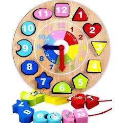 Shape Sorting Teaching Clock