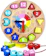 Jaques of London Shape Sorting Teaching Clock 1