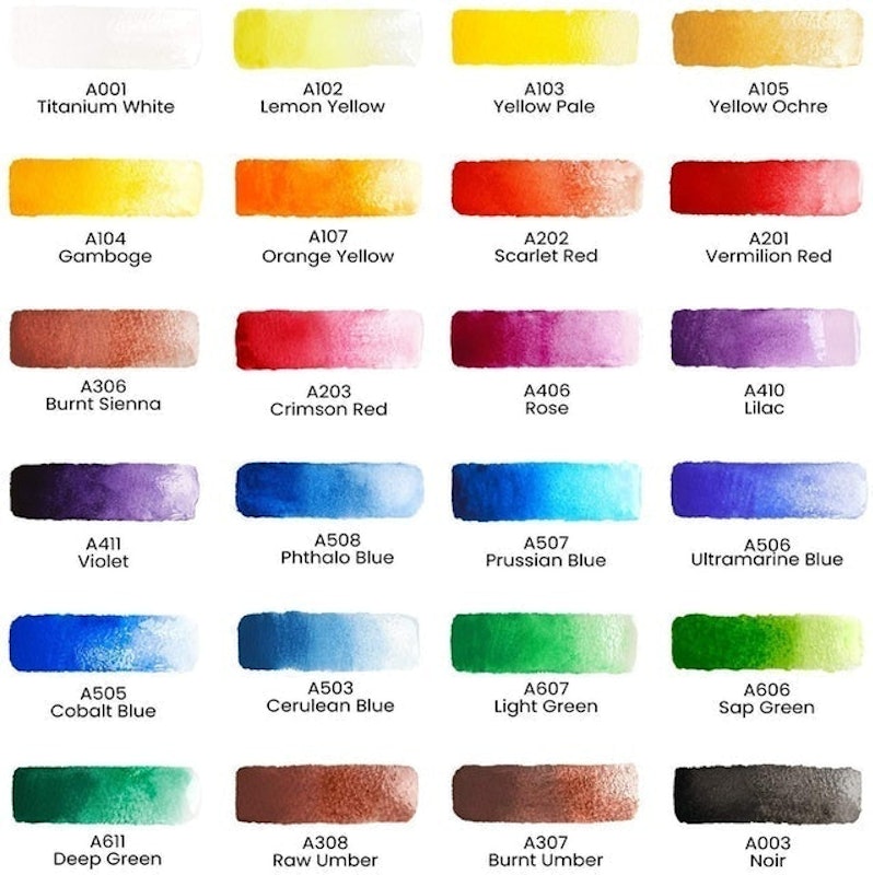 Premium Artists Watercolour Paint Set 2