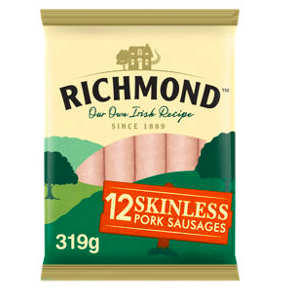 Skinless Pork Sausages 1