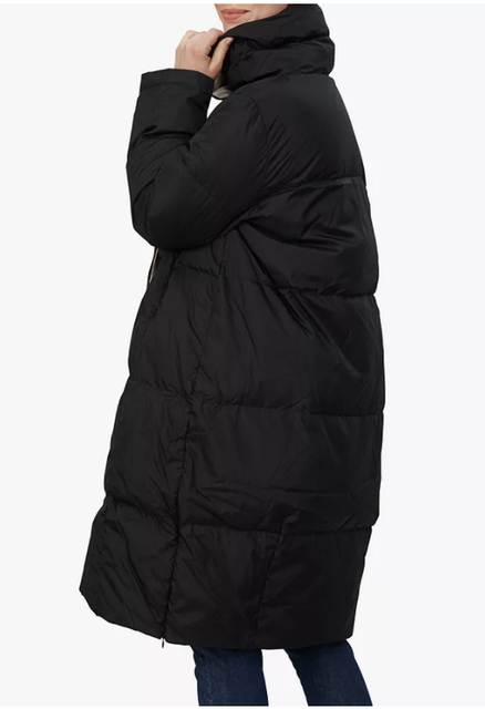 Copenhagen Tilda Down Filled Coat, Black/Pumice 2