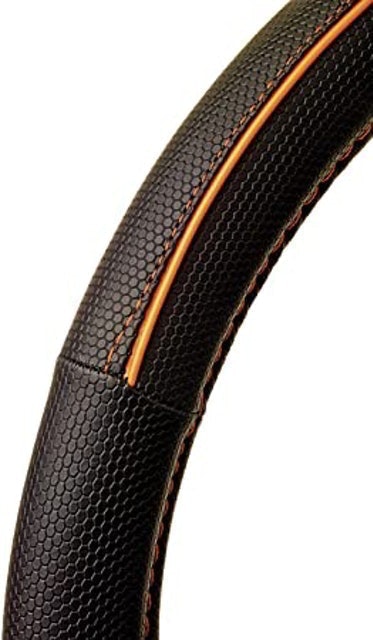 Real Leather Car Steering Wheel Cover  2