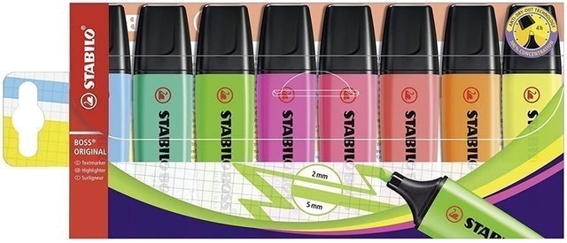 Wallet of Assorted Highlighters 1