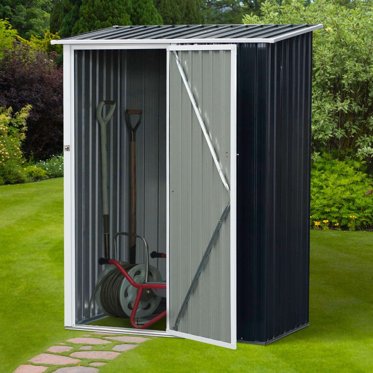 Corrugated Garden Metal Storage Shed 2