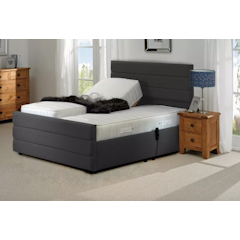 MiBed Orpington Adjustable Superking Bed with Memory Mattress