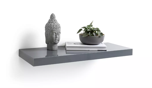 Jak 60cm Floating Shelf - Grey 1