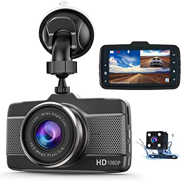 Front and Rear 1080P Full HD Dashcam 1