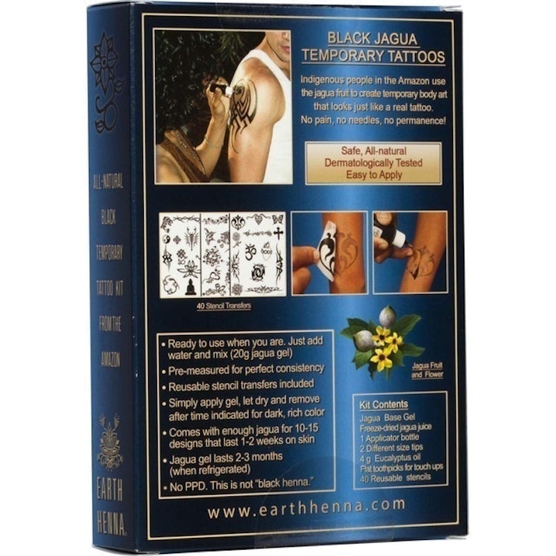 Organic Jagua Temporary Tattoo and Body Painting Kit 2
