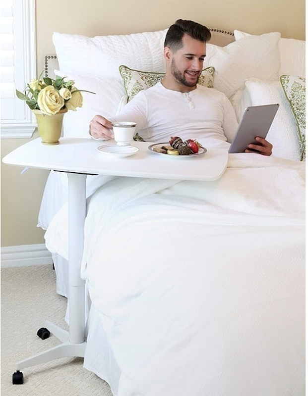 Height-Adjustable Overbed Medical Table 2